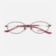 BELCOM日本手工眼镜框女近视可配小脸气质超轻纯钛金丝眼镜架579