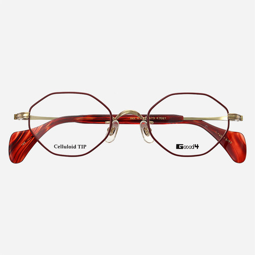 日本Goood4超轻纯钛小框手工眼镜