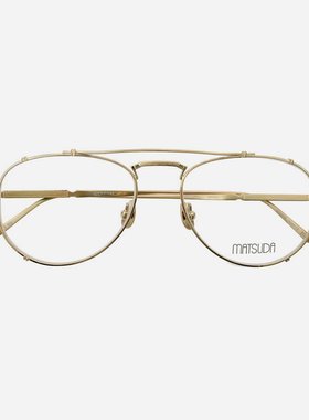 日本MATSUDA松田眼镜框飞行员潮流超轻纯钛男女款时尚眼镜架M3142
