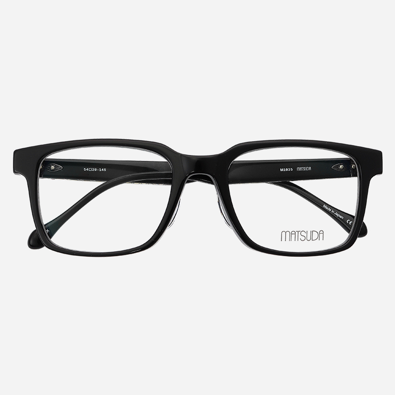 日本MATSUDA/复古板材方形眼镜框