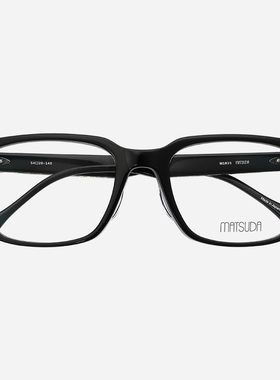 日本MATSUDA松田眼镜框男女近视复古板材方形全框光学眼镜架M1035