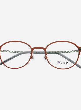 ONBEAT手工眼镜框女近视可配超轻小框高度数小脸纯钛眼镜架ONB810