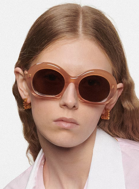 LOEWE罗意威墨镜女款高级感防紫外线时尚复古渐层大框太阳镜40077