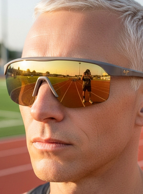 MAUI JIM茂宜睛墨镜偏光一片式运动防紫外线防滑太阳镜MJ0596SA