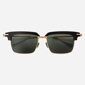 日本Masunaga Kenzo增永墨镜男女款 方框纯钛眉框大脸太阳镜VESTA