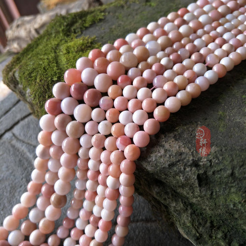 diy天然秘鲁粉澳宝半成品散珠