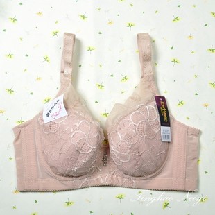 全罩杯文胸聚拢调整型大胸胸罩C杯D杯胖MM 两件 包邮 女士薄款 特大码