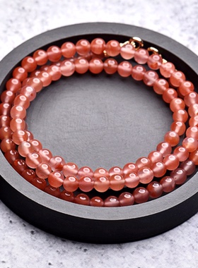 南红玛瑙川料红色本命年泰国高端佛牌链项链挂链佛链毛衣链项链女