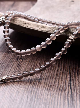 天然冰种半宝石佛牌链挂链毛衣链