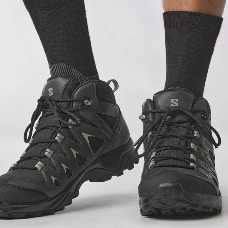 萨洛蒙 Salomon X Braze Mid GTX 防水耐磨 中帮 徒步鞋 471748,运动鞋new,跑步鞋,淘宝优惠券,粉丝福利购,淘宝优惠卷