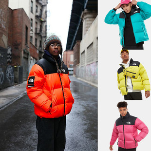 1996 暴力橙现 North 美版 羽绒服 NUPTSE TNF 北面 Face The 正品