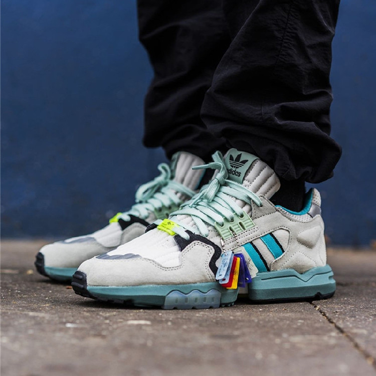 阿迪达斯adidas zx torsion 灰蓝麂皮 休闲百搭款 ef4344