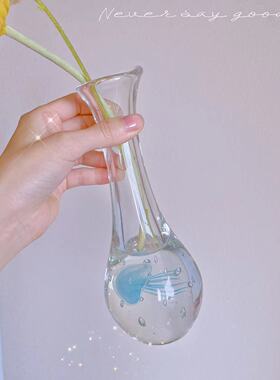 万璃田园地中海琉璃淄博手工花瓶