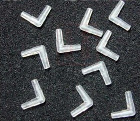 德仕DAZS氧气管专用曲嘴连接器/CO2气泵直角L型2通二通两通/个