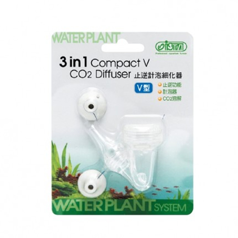 台湾伊士达 二氧化碳CO2三合一细化器止逆记泡器3合1 V型扩散