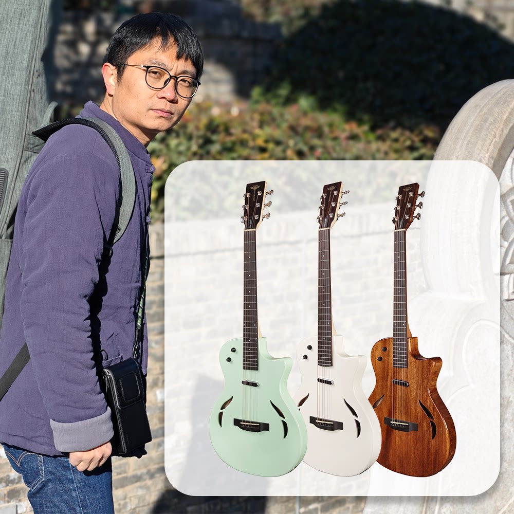 李晋直播间同款电木吉他TYMA泰玛T1E