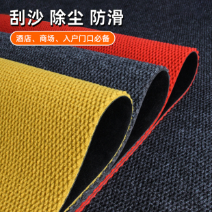 入户门垫地垫菠萝纹高级感金黄色乔迁进门垫子外门口防滑除尘地毯