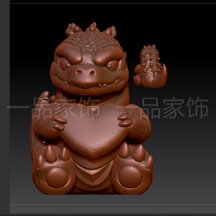 爱心的斯拉stl雕刻图圆雕图模型文件三维立体精雕图3d打印图