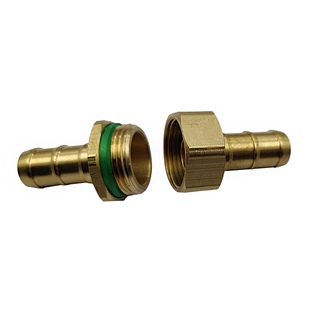 农用配件打药机喷雾器高压泵13mm内径柱塞泵胶管六角对接铜接头