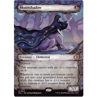 【铃铛】万智牌 英文 洛温: 暗影笼罩 ECL 异画 平/闪 蔽月影 313