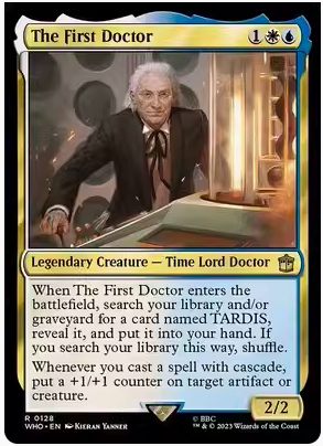 【铃铛卡牌】万智牌 神秘博士WHO 英文 平闪 金 第一博士