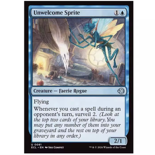 【铃铛】万智牌 英文 洛温: 暗影笼罩 ECL 银 平/闪 遭憎仙子 081