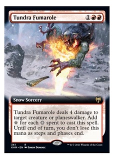 【铃铛卡牌】 万智牌 英文 凯德海姆 扩画 平 苔原火孔  金