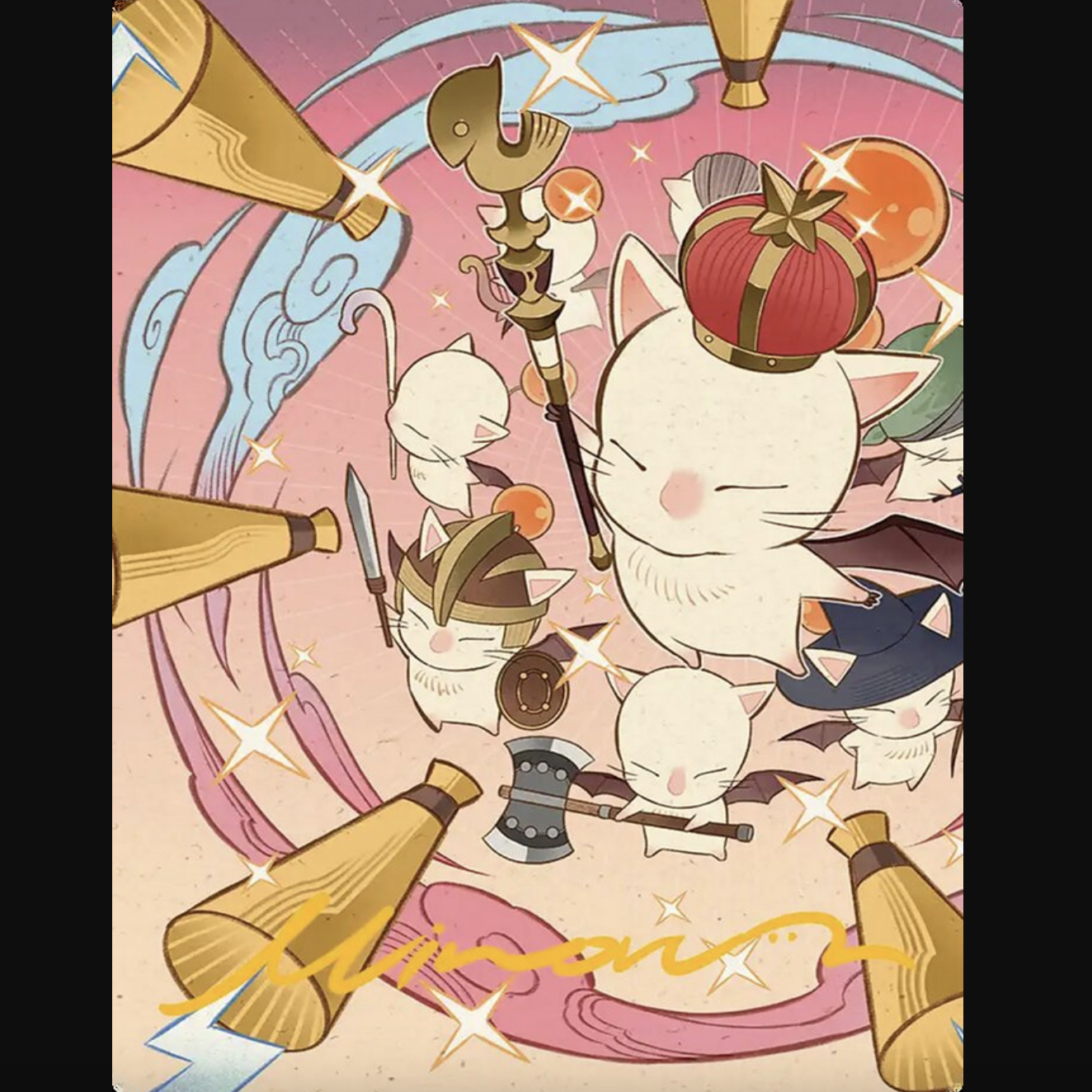 【铃铛卡牌】万智牌 英文 最终幻想FIN 插画 平/金签 莫古 41