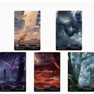 【铃铛卡牌】万智牌 英文 虚空边域 EOE 扩闪 基本地 一套5张