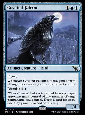 【铃铛卡牌】万智牌 英文 卡洛夫庄园MKM 平闪 金 珍异猎鹰