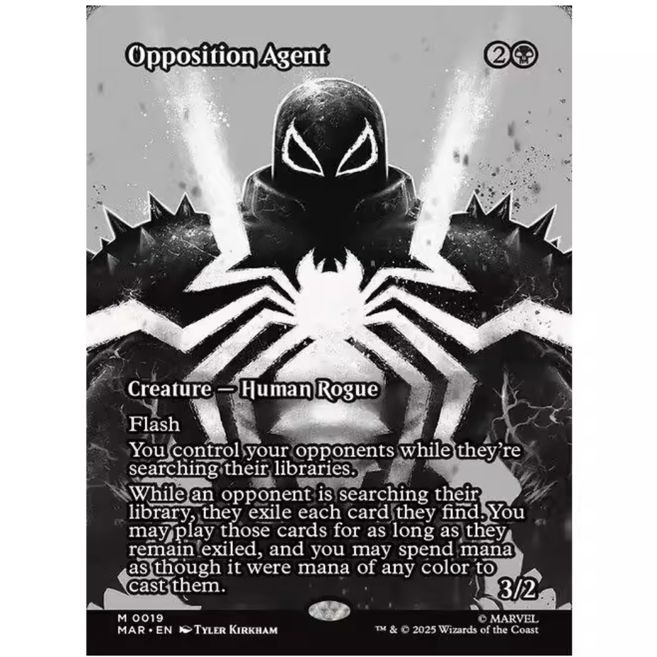 【铃铛卡牌】万智牌 英文 蜘蛛侠 MAR 秘典 平/闪 反对派密探 019