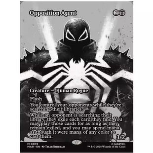 【铃铛卡牌】万智牌 英文 蜘蛛侠 MAR 秘典 平/闪 反对派密探 019