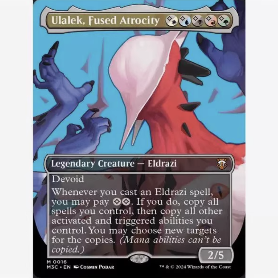 【铃铛卡牌】万智牌 英文摩登新篇3M3C 异画平/闪 残暴合体钨拉雷