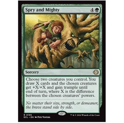 【铃铛】万智牌 英文 洛温: 暗影笼罩ECL 金 平/闪 快而有力 195