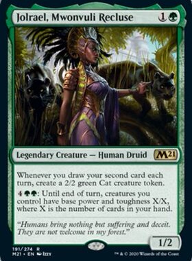 【铃铛卡牌】万智牌 英文 核心系列m21 木万弗黎隐士裘蕾尔