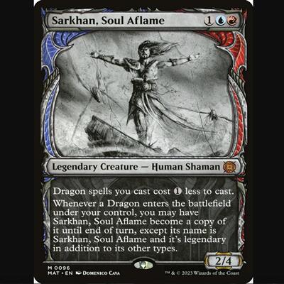 【铃铛卡牌】万智牌 MAT终战回响 英文 异画闪 秘稀 昂焰灵魂萨坎