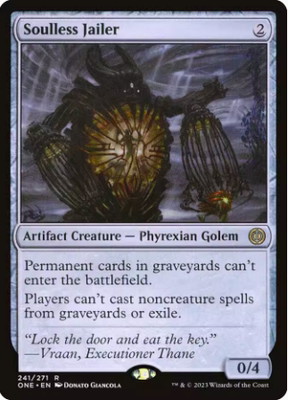 【铃铛卡牌】万智牌 英文 万界归一  ONE 平 金 无魂狱卒