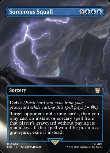 【铃铛卡牌】万智牌 英文 LTC 假日 扩画平 金  Sorcerous Squall