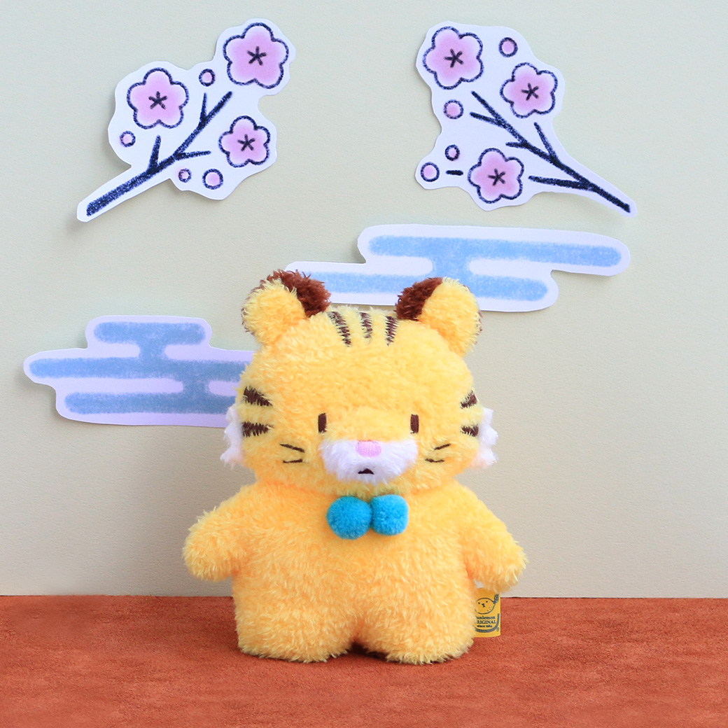 日本tatton虎年生肖毛绒女友玩具