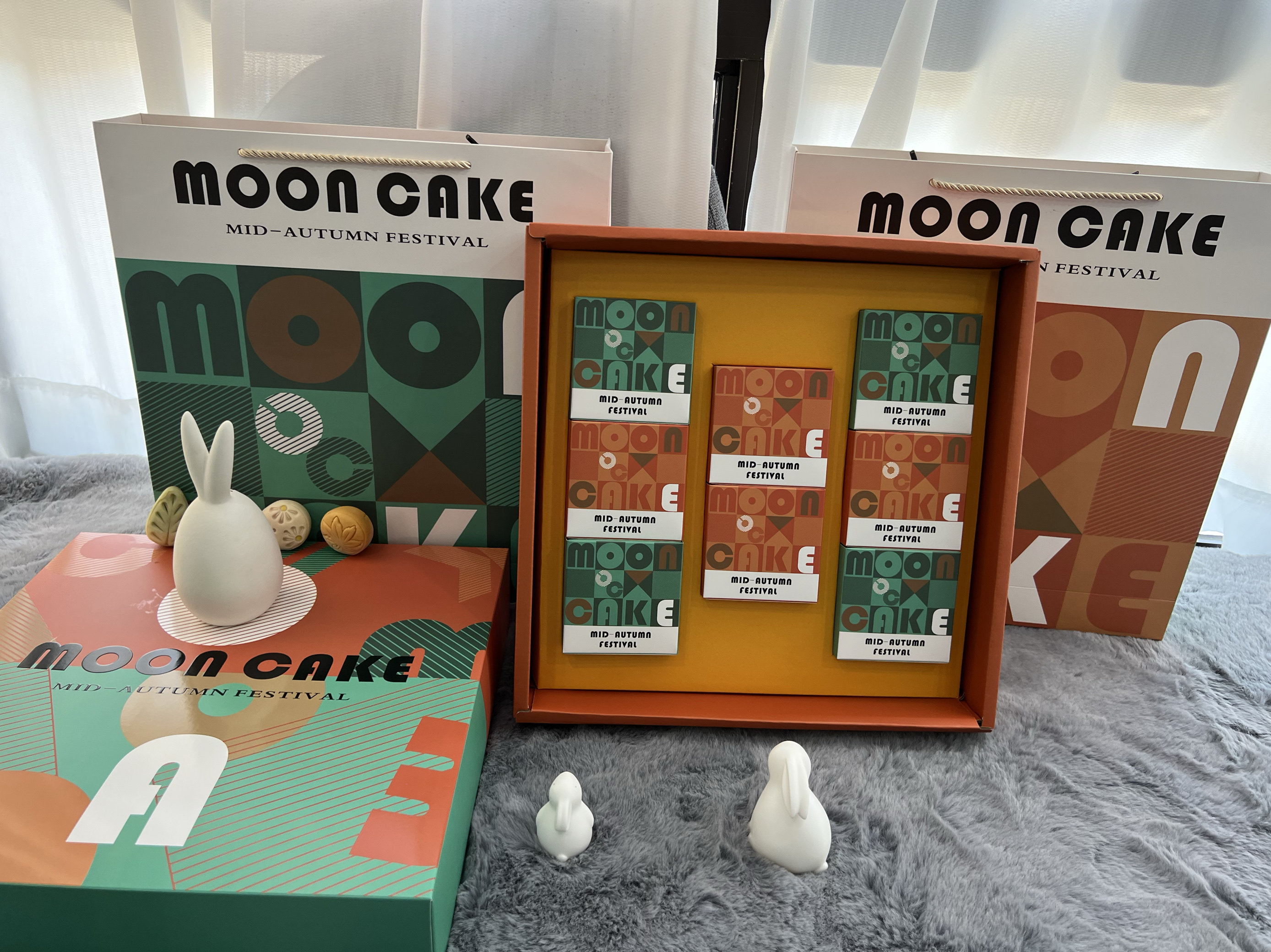 月饼礼盒中秋送礼高档礼品团购企业员工福利新款月饼纸盒包装现货