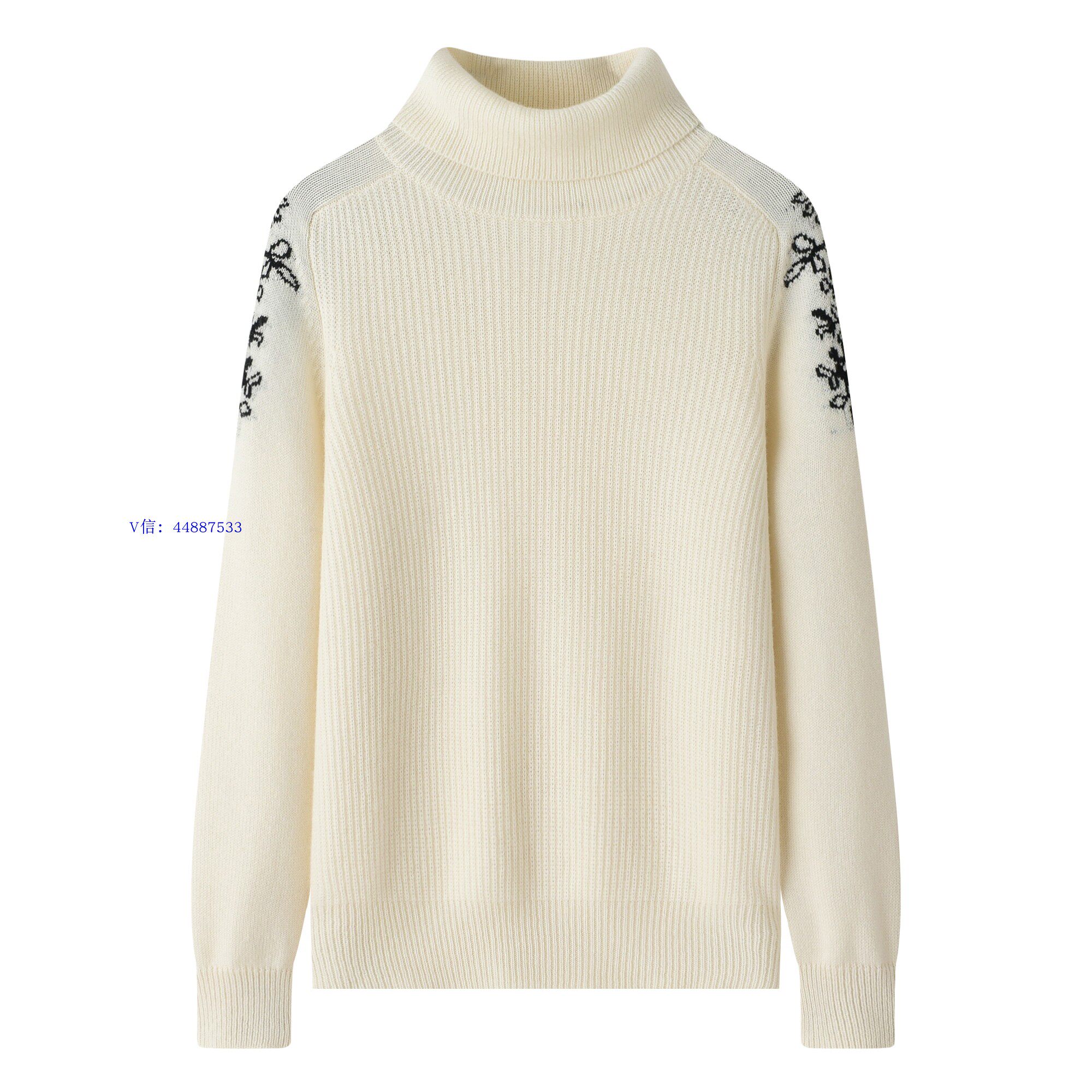 鄂市100纯山羊绒衫女士高领加厚插肩提花甜美针织打底衫百搭毛衣