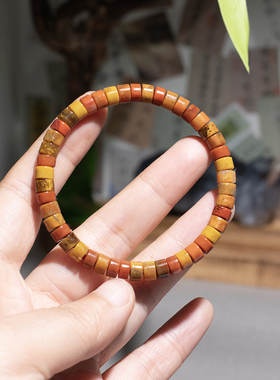 天然战国红玛瑙宣化料本命年手串