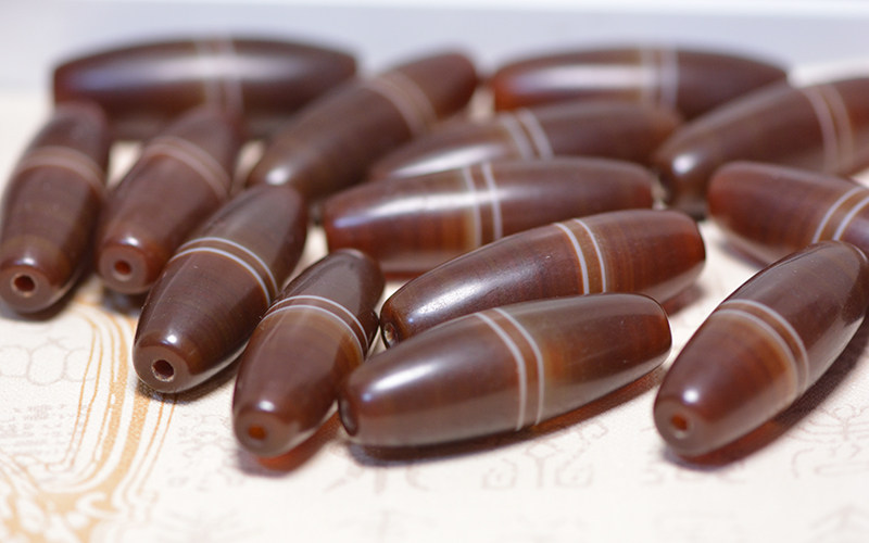 天然散珠缠丝玛瑙勒子民族风一线药师天眼天珠半宝石DYI配饰配件