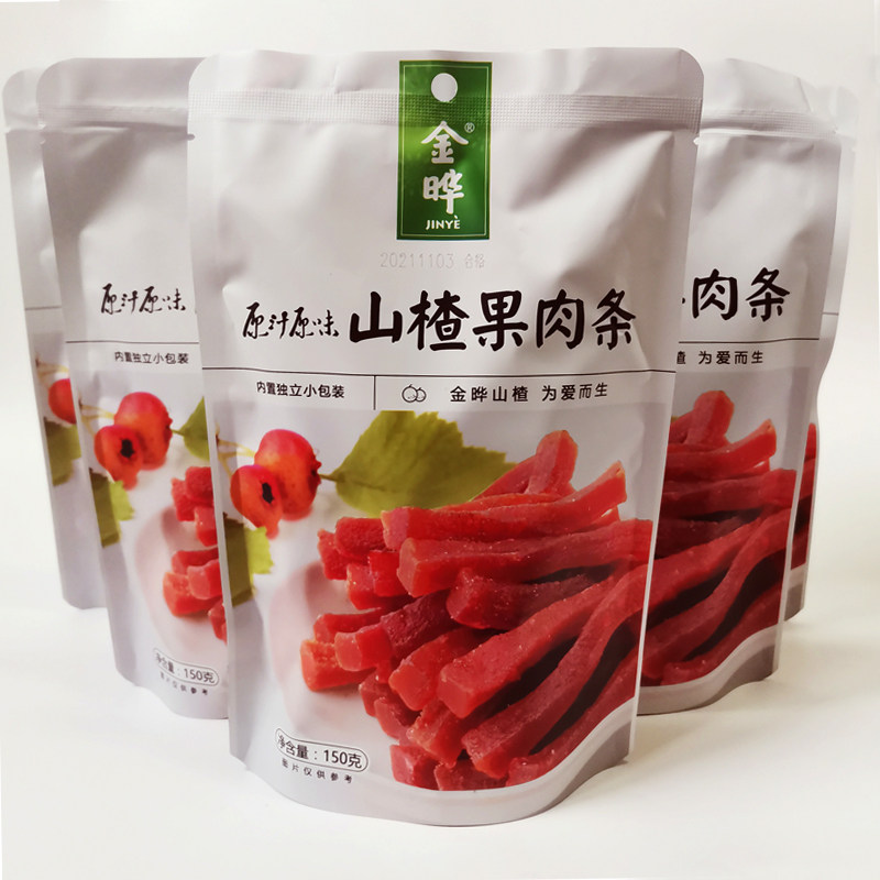 金晔山楂果肉条150g×5袋无添加剂的山楂软条原汁原味宝贝零食,零食/坚果/特产,山楂类制品,淘宝优惠券,粉丝福利购,淘宝优惠卷