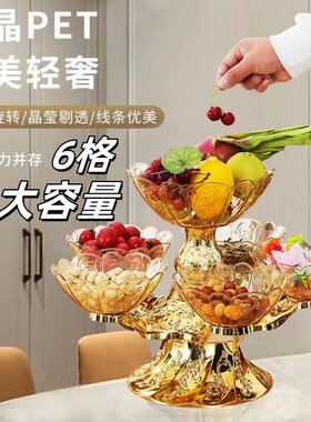 2026新过年家用客厅多层旋转果盘