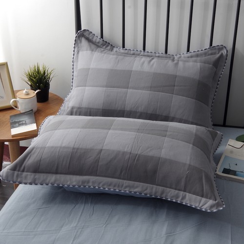 全棉加厚纱布枕套吸汗柔软亲肤