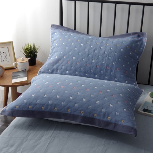 单人枕巾加厚全棉盖巾纱布家用