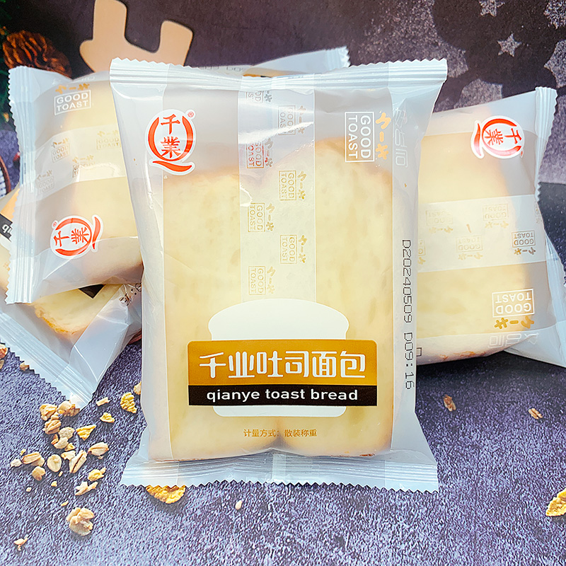 千业吐司面包经典原味学生营养早餐食品独立袋装切片夹心糕点整箱