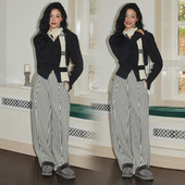 羊毛高腰保暖长裤 洋气新店REDMEMORY时髦加分有味道 高腰显瘦