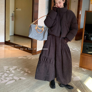 洋气新店REDMEMORY衣橱经典 贵气Lady 利落考究遮胯显瘦复古伞裙